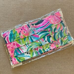 LILLY PULITZER Multi Lillys Favorite Rainbow Pack - Includes 3 Adult Face Masks